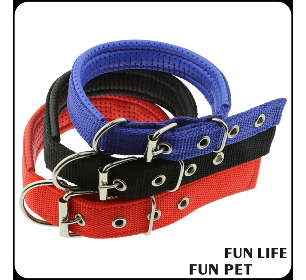 Custom Reflective Nylon Dog Collar with Soft Sponge Padding (4).jpg